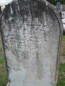 
Michael GOOS, born 4 Dec 1837 died 20 June 1888;
Lowood Trinity Lutheran Cemetery (Bethel Section), Esk Shire
