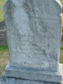 
Martha A. MARTSCHKE nee SPORN, born 13 July 1878 Lights Pass S.A., died 15 Sept 1907 Lowood;
Dr Martin MARTSCHKE;
Lowood Trinity Lutheran Cemetery (Bethel Section), Esk Shire
