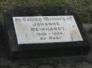 
Johanne REINHARDT, 1838-1924;
Lowood Trinity Lutheran Cemetery (Bethel Section), Esk Shire
