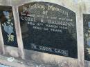 
Coral R. BAUMANN, died 16 Mar 1968 aged 44 years, wife mother;
Lowood Trinity Lutheran Cemetery (Bethel Section), Esk Shire
