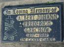 
Albert Johann Frederich GERCHOW, 1897-1987;
Lowood Trinity Lutheran Cemetery (Bethel Section), Esk Shire
