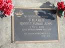 
Ermest Alfred John SHEARER, 16-8-1918 - 5-5-82, husband father poppy;
Lowood Trinity Lutheran Cemetery (St Marks Section), Esk Shire
