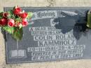 
Coline Roland KAMMHOLZ, 29-11-1941 - 29-4-1996, husband father father-in-law poppy;
Lowood Trinity Lutheran Cemetery (St Marks Section), Esk Shire
