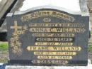 
Anna C. WIELAND, died 10 July 1958 aged 72 years, wife mother;
Frank WIELAND, died 17 Oct 1972 aged 86 years, father;
Lowood Trinity Lutheran Cemetery (St Marks Section), Esk Shire
