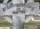 
Hester, daughter of Ebenezer & Isabella FOSTER,
died 6 Aug 1923 aged 12 years 11 months;
Ma Ma Creek Anglican Cemetery, Gatton shire
