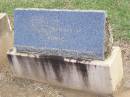 
Annie, daughter of L. & J. BAILEY,
drowned Blanchview 8 Dec 1931;
Ma Ma Creek Anglican Cemetery, Gatton shire
