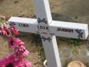 
Cora Lillie JANNUM,
1917-1997;
Marburg Lutheran Cemetery, Ipswich
