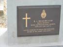 
B.J. MCGUIRE,
died 29 July 1998 aged 72,
husband of Stella, father of Jill, Kerry & Danny;
Marburg Lutheran Cemetery, Ipswich
