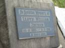 
Lloyd William ZECHEN,
25-11-1905 - 5-8-1988;
Marburg Lutheran Cemetery, Ipswich
