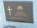 
R.H. BEATTIE,
died 7 Nov 1966 aged 58 years;
husband of Lil,
father of Nev, Dud, Virginia,
Lor, Ben, Geoff, Des & Estelle;
Marburg Lutheran Cemetery, Ipswich
