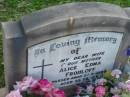 
Alice Edna FROHLOFF, wife mother,
died 27-6-1976 aged 55 years;
Marburg Lutheran Cemetery, Ipswich
