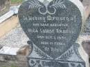 
Olga Louise KRAUSE, daughter,
died 5 Oct 1935 aged 19 years;
Marburg Lutheran Cemetery, Ipswich
