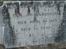 
Herman SCHIMMING,
died 29 April 1927 aged 52 years;
Marburg Lutheran Cemetery, Ipswich
