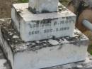 
Carl Friederich Wilhelm RICK,
born 2 July 1884 died 2 Dec 1909;
Marburg Lutheran Cemetery, Ipswich
