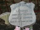 
Victor Herman LESCHKE,
died 13 May 1915 aged 13 months;
Marburg Lutheran Cemetery, Ipswich
