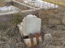 
Christian Frederick KRUGER,
native of Gorkem??? Germany
died 1 ??? 1901 aged 72 years 5 months;
Meringandan cemetery, Rosalie Shire
