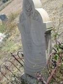 
John MAAG,
father,
died ??? 1905 
Rosina MAAG,
died March? 1919 aged 73? years;
Meringandan cemetery, Rosalie Shire
