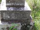 
James P. HANSON,
died 7 March 1921 aged 56 years;
Milbong General Cemetery, Boonah Shire


Research contact: Gay Fielding
Descendants of Mary MEIKLE
1. MARY MEIKLE ( was born 24 March 1850 in Waterside, Ayrshire, Scotland, and died 10 May 1927 in Milbong Queensland Ausralia. . She married (2) JAMES PETER HANSON 29 December 1874 in Six Mile Creek,Via Ipswich Queensland Australia. He was born 1841 in Eskdale, Finland, and died 14 June 1929 in Milbong, Queensland, Australia.
Children of MARY MEIKLE and JAMES HANSON are:
3. ii. MARY CECILIA  HANSON, b. 15 December 1875; d. 14 January 1898, MILBONG, QLD
4. iii. JANE MATILDA HANSON, b. 19 April 1877, BUNDAMBA, WEST MORETON, QLD; d. 30 May 1959, BOONAH, QLD.
5. iv. WILLIAM GEORGE HANSON, b. 16 January 1879, Bundamba, West Moreton, Queensland, Australia; d. 3 April 1961, Wondai, Queensland, Australia.
6. v. JANET MEIKLE HANSON, b. 19 April 1882; d. 8 March 1965.
7. vi. JAMES PETER HANSON, b. 27 September 1884; d. 7 March 1921, MILBONG, QLD.


