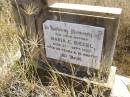 
Maria C. BIEGEL,
mother,
died 6 Sept 1950 aged 95 years 10 months;
Milbong St Lukes Lutheran cemetery, Boonah Shire
