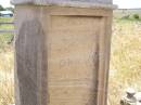 
Friedrich DRAHEIM,
husband father,
died 11 Dec 1917 aged 77 years;
Milbong St Lukes Lutheran cemetery, Boonah Shire
