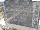 
Fred Ernest (Ernie) DULL,
son, 
died 22 March 1948 aged 36 years;
Milbong St Lukes Lutheran cemetery, Boonah Shire
