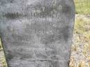 
Paul Richard,
son of August & Amilie BADKE,
born Aug 1880?,
Milbong St Lukes Lutheran cemetery, Boonah Shire
