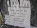
Martin LEHMANN, father,
died 2 June 1922 aged 88 years;
Minden Baptist, Esk Shire
