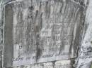 
parents;
Lydia TRULOFF,
died 21 March 1947 aged 75 years;
Carl F. TRULOFF,
died 3 Jan 1949 aged 81 years;
Minden Baptist, Esk Shire
