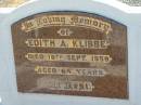 
Edith A KLIBBE
18 Sep 1959, aged 64
Minden Zion Lutheran Church Cemetery
