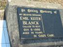 
Emil Keith BLANCK
5 Oct 1990, aged 70
Minden Zion Lutheran Church Cemetery
