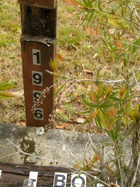 Troy BOOTH,  | 1972 - 1996;  | Mooloolah cemetery, City of Caloundra  | 