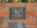 
Roy Branston MAY,
husband father,
died 25-7-1973 aged 80 years 5 months;
Mooloolah cemetery, City of Caloundra


