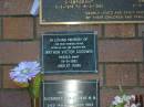 
Arthur Victor GOODWIN,
husband father father-in-law grandfather,
died 19-9-1982 aged 67 years;
Mooloolah cemetery, City of Caloundra

