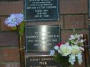 
Alexander Low STEVENS,
father,
died 14 Nov 1983 aged 89 years;
Mooloolah cemetery, City of Caloundra

