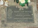 
Ross Ian BRYCE,
13-4-71 - 16-5-71,
son brother of Marilyn, Nelson, Sharon & Justin;
Mooloolah cemetery, City of Caloundra


