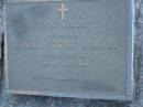 
Ronald (Tiger) BISMARK,
brother,
born 21 July 1934,
died 31 Aug 1985;
Mooloolah cemetery, City of Caloundra

