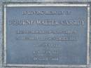 
Osborne Walter CASSIDY,
husband of Olive CASSIDY,
died 21 Nov 1992 aged 83 years;
Mooloolah cemetery, City of Caloundra

