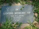 
Frank Basil WHITING,
died 4 Aug 1974 aged 62 years;
Moore-Linville general cemetery, Esk Shire
