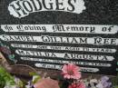 
Samuel William Rees HODGES,
died 17 June 1980 aged 79 years;
Matilda Augusta HODGES,
died 11 Dec 1984 aged 85 years;
Mt Mort Cemetery, Ipswich
