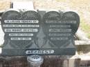 
wife
Ida Minnie BEUTEL
24 Dec 1952
aged 50 yrs

John BEUTEL
30 Sep 1970
72 yrs
Leonard A SCHMIDT
4 Jan 1963
aged 46

Mt Walker HistoricPublic Cemetery, Boonah Shire, Queensland

