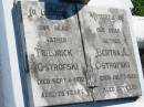 
Friedrick OSTROFSKI
4 Sep 1972, aged 75

Bertha A OSTROFSKI
5 Jul 1972, aged 75

Mount Beppo Apostolic Church Cemetery
