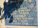
Elsie Sarah GREINKE
14 Aug 1989, aged 77
Mount Beppo Apostolic Church Cemetery
