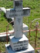 
Gustav L. HAASE,
born 18 June 1885 died 6 Oct 1905 aged 46? years;
Mt Beppo General Cemetery, Esk Shire
