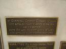 
George Edward MILLEN, KIA 5-8-1916
Robert John MILLEN, KIA 2-7-1918
War Memorial, Elsie Laver Park, Mudgeeraba

