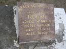 
Robyn,
daughter,
mother of Nicole & Heath,
died 25-9-83 aged 34 years;
Mudgeeraba cemetery, City of Gold Coast
