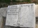 
Fay Margaret WINTLE,
died 19 June 1953 aged 2 years;
Mudgeeraba cemetery, City of Gold Coast
