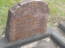 
parents;
Donald Milne CORMACK,
died 17 June 1948 aged 62 years;
Mary Louisa CORMACK,
died 16 Aug 1954 aged 58 years;
Mudgeeraba cemetery, City of Gold Coast
