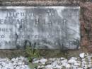 
Margaret LAVER,
mother,
died 18 Jan 1948 aged 81 years;
William Henry LAVER,
husband father,
died 4 Jan 1936 aged 80 years;
Martha Elizabeth LAVER,
daughter of William & Margaret,
died 10 July 1892 aged 5 years;
Mudgeeraba cemetery, City of Gold Coast
