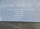 
Cecilia Margaret (Clare) NORTON,
died 19 Aug 1986 aged 89 years;
Mudgeeraba cemetery, City of Gold Coast
