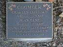 
Charles Clifford COOMBER,
died 2-4-1978 aged 68 years;
Jean Elise COOMBER,
died 21-12-1998 aged 81 years;
parents grandparents great-grandparents;
Mudgeeraba cemetery, City of Gold Coast
